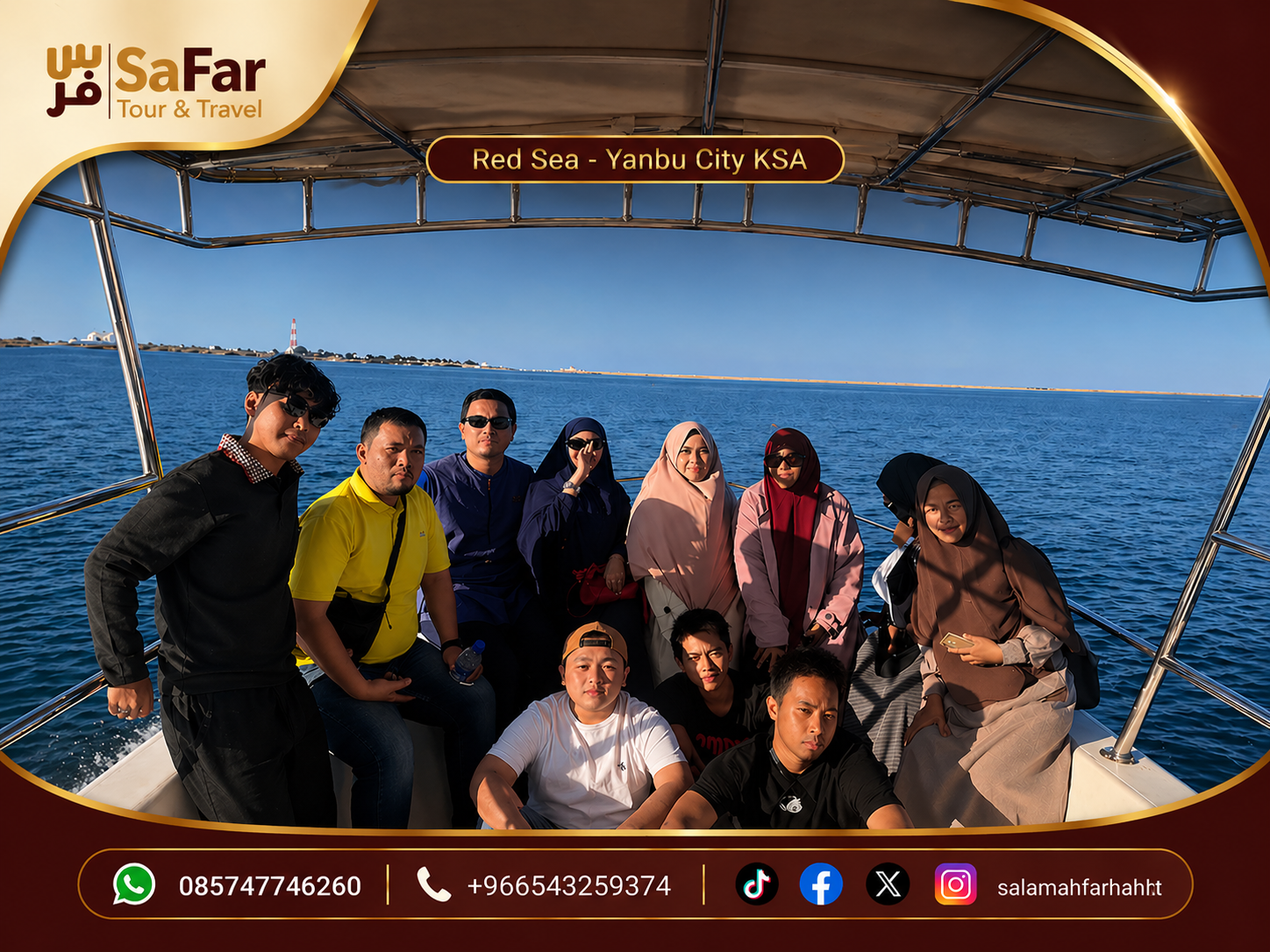 Pantai Laut Merah di Yanbu City — tour Badar & Yanbu paket umroh reguler Salamah Farhah